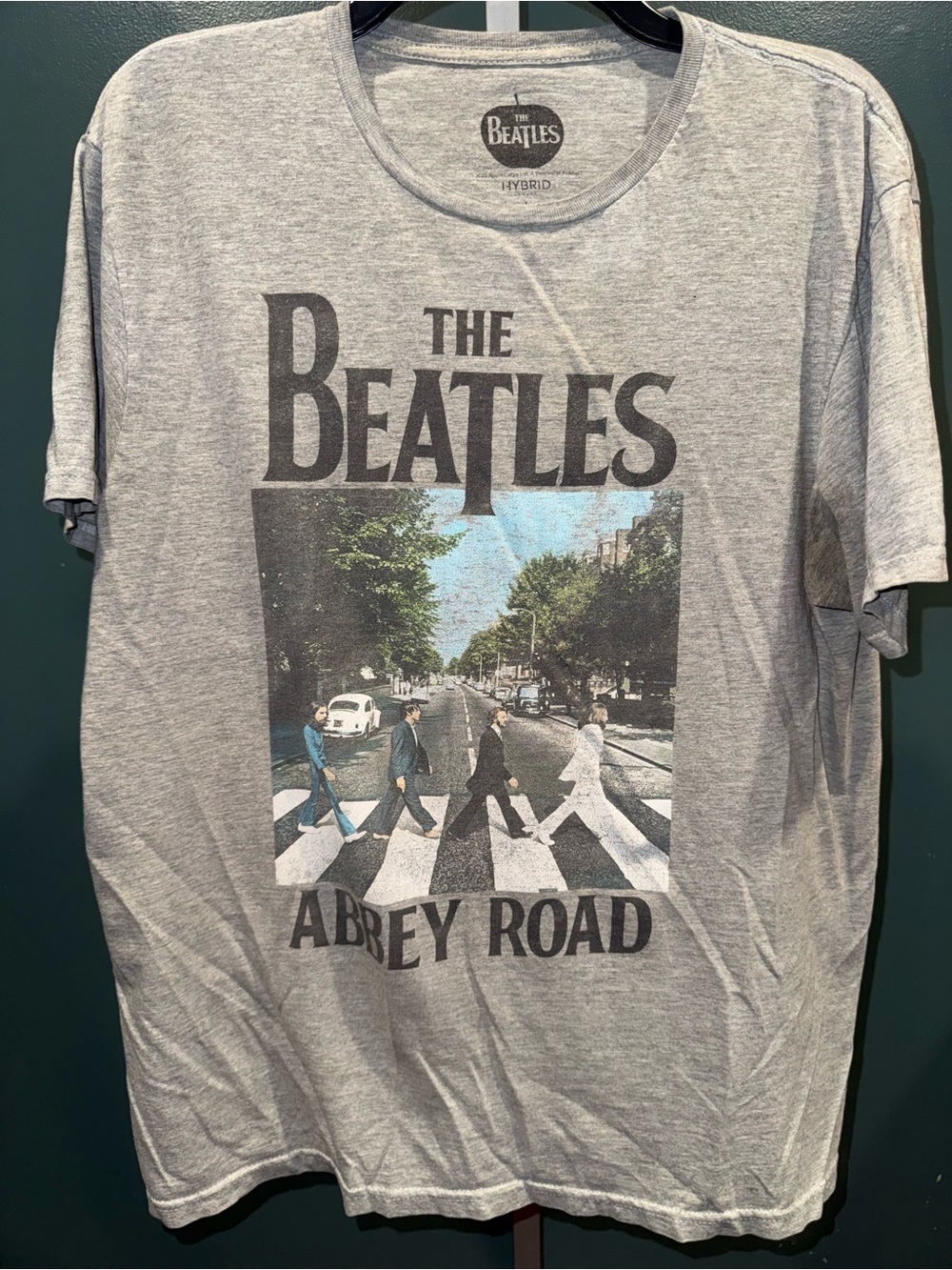 The Beatles Gray Abbey Road Short Sleeve Tee
